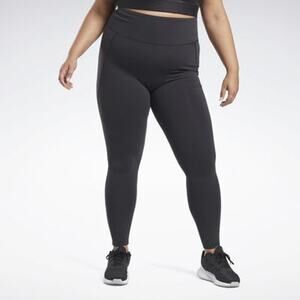 Reebok Plus Size High Rise  Lux 3/4 Leggings Size 1X Black NWT